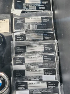 BMW E30 Blank Engine Bay Tags NEW