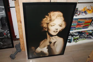 Vintage Marylin Monroe Portrait / poster in frame