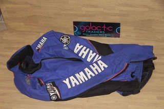 Yamaha Factory Racing Jacket Blue Packable Hood (not included)