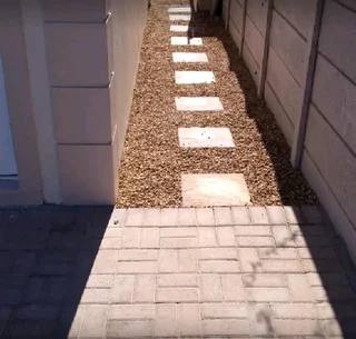 Fresh lawn and landscaping