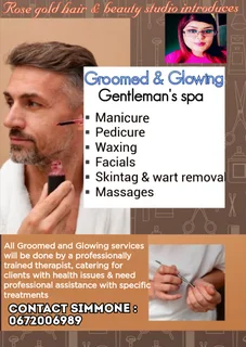 Gentlemens spa & grooming services