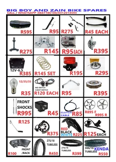 ZAIN BIKE 125CC SPECIAL [ R 18000 ] NEW STOCK ARRIVAL