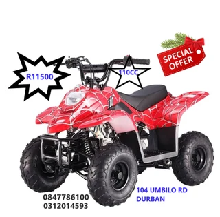 QUAD BIKE 110 CC  {   SPECIAL R11500  }    WE ARE OPEN  TO  DAY   //