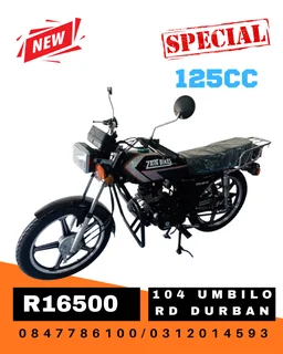 ZAIN BIKE 125CC BRAND NEW   SPECIAL  0600864494