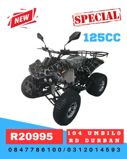QUAD BIKE 125CC BRAND NEW    XXX MOTOCYCLES  0600864494