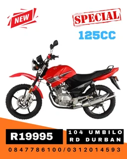 Zain Bike Td 125 - 43 125cc Special   [   R 19995 ]   New Stock Arrival
