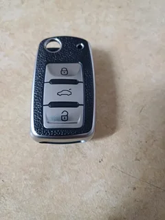 Vehicle blank key and key covers