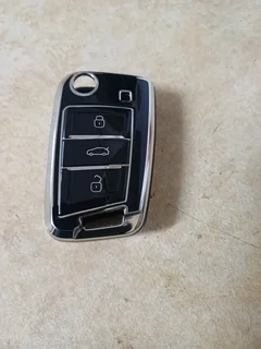 Vehicle blank key and key covers