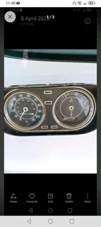 Escort mark 1 instrument cluster
