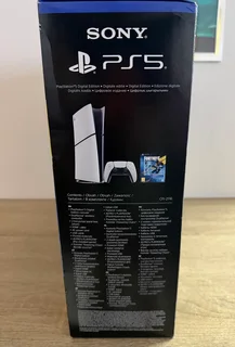 Sony PS5 Slim 825 Gig SSD Digital Edition Glacier White Fortnite Bundle, Brand new sealed