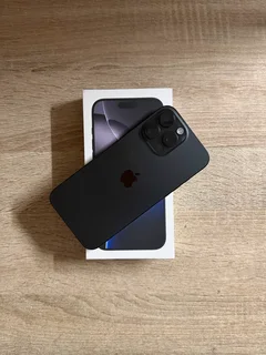 iPhone 16 Pro Max 256 Gig 5G Black Titanium, Immaculate condition