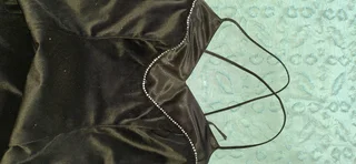 Evening formal black dress