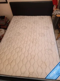 Double Size Sleigh Bed With Mattress And Headboard Like Brand New