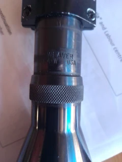 Rifle scope with mountings  WEAVER USA K 4-W