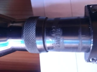 Rifle scope with mountings  WEAVER USA K 4-W