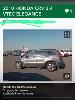 Honda crv spares K24z4 manual