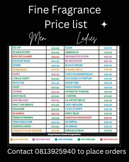 Fine Fragrance Perfumes