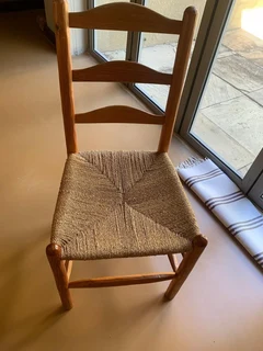 Chairs Oregon pine perfect condition