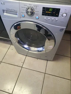8kgs/4kgs Silver LG direct drive washer and dryer combo machine