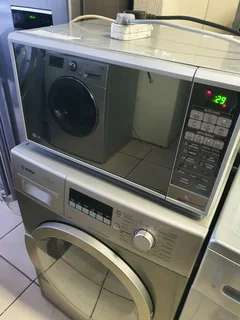 36litres Silver LG mirror finish microwave