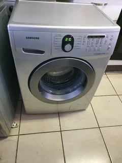 Silver Samsung ecco bubble washing machine