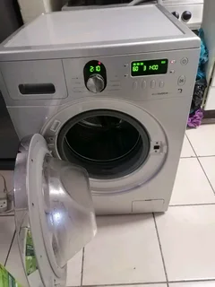 8kgs Silver Samsung ecco bubble washing machine