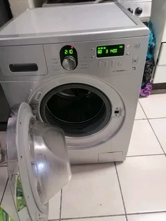 8kgs Silver Samsung ecco bubble washing machine