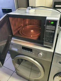 36litres Silver LG mirror finish microwave