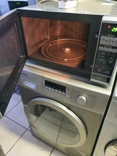 36litres Silver LG mirror finish microwave