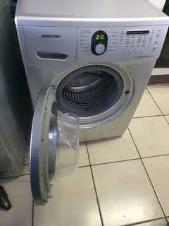 Silver Samsung ecco bubble washing machine