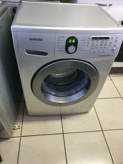 Silver Samsung ecco bubble washing machine