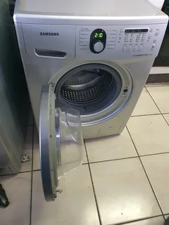 Silver Samsung ecco bubble washing machine