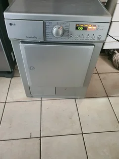 Silver LG condensor sensor dry tumble dryer