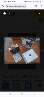 Cpu cooler new in box never been used and no longer required It is a Cooler Master Hyper RR-T4