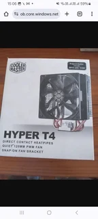 Cpu cooler new in box never been used and no longer required It is a Cooler Master Hyper RR-T4