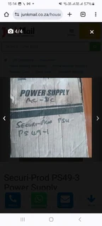 Securi-Prod PS49-3 Power Supply 3AmpNew and unused in original box
