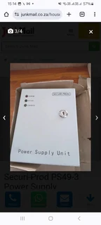Securi-Prod PS49-3 Power Supply 3AmpNew and unused in original box