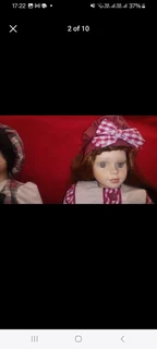 Porcelain Dolls 3 Large this includes a set of twins boy and girl from the USA in 1970&#39;s