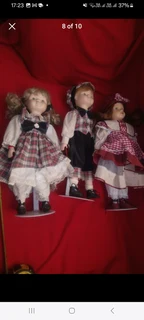 Porcelain Dolls 3 Large this includes a set of twins boy and girl from the USA in 1970&#39;s