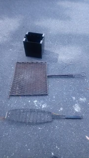 Braai Grids Large And Coal Box