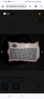 Saddle BAG for a Harley Davidson