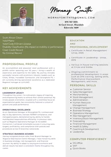 Experienced Retail &amp; Operations Leader Available | Northern Suburbs, Cape Town