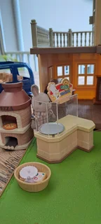 Sylvanian doll house and accessories