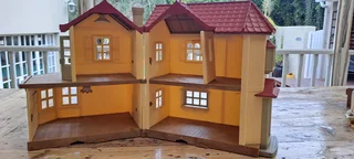 Sylvanian doll house and accessories