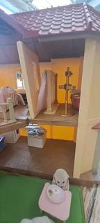 Sylvanian doll house and accessories