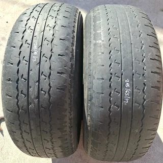 CHEAPIESS!!! 2× 265 65 17 Inch Bridgestone Dueler A/T Tyres For Sale R300 Both