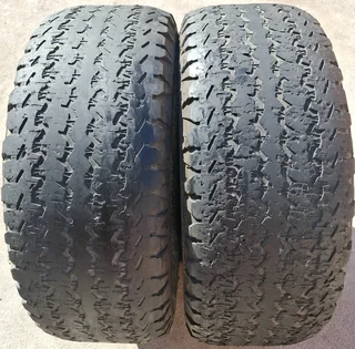 Cheapiess!!! 2× 255 65 17 Inch Goodyear Wrangler Tyres R400 Both