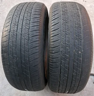 Cheapies!!! 2× 255 60 18 Inch Dunlop Grandtrek At23 Tyres For Sale R700 Both