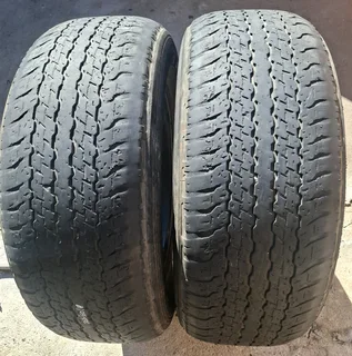 Cheapies!!! 2× 265 60 18 Inch Dunlop Grandtrek A/t Tyres For Sale R700 Both Fitted!!!