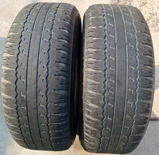 Cheapiess!!! 2× 265 65 17 Inch Bridgestone Dueler A/t Tyres For Sale R500 Both!!!